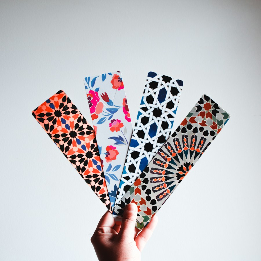 Acrylic Bookmarks (Set of 5) with custom print