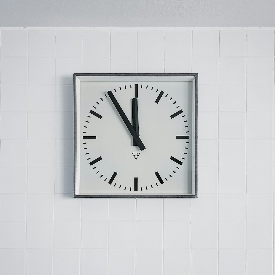 Acrylic Wall Clock with custom print