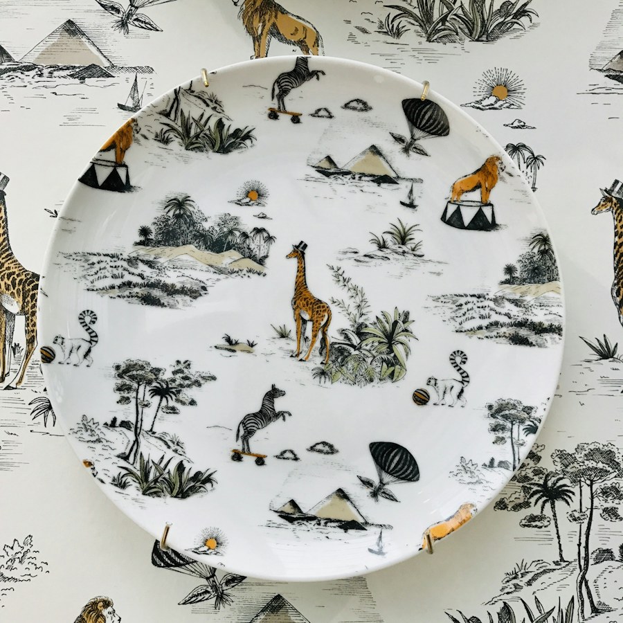 Ceramic Plate 10" Couple Edition with custom print