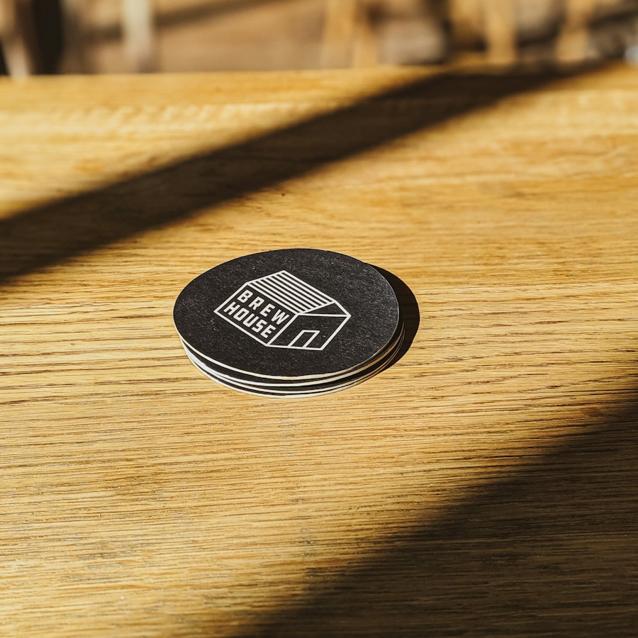 Glass Coaster Set (4) with custom print