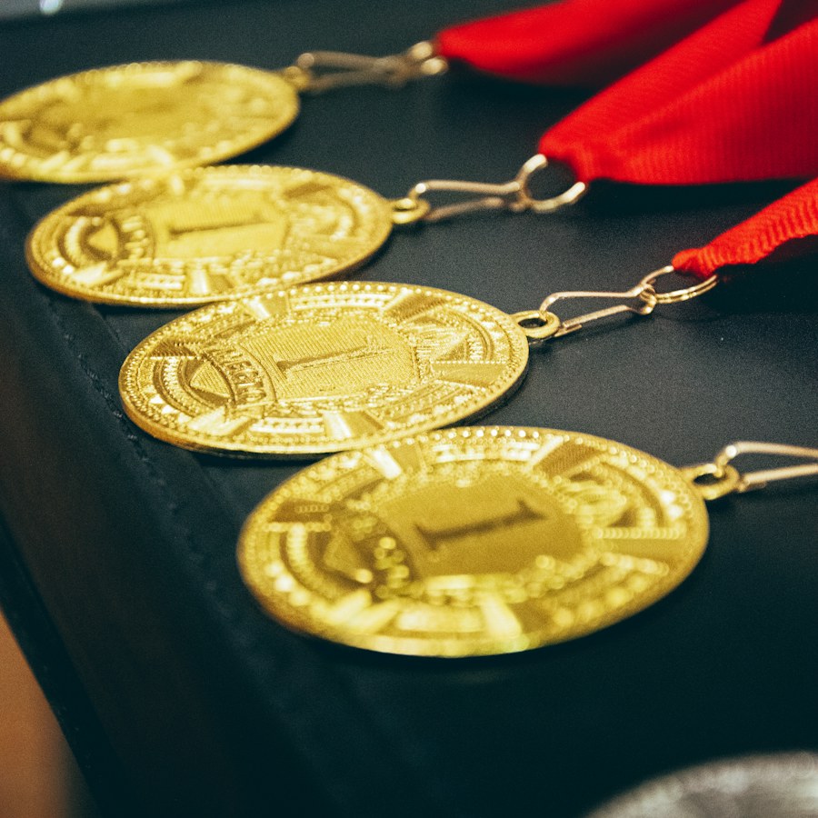 Sports Medal with Ribbon with custom print