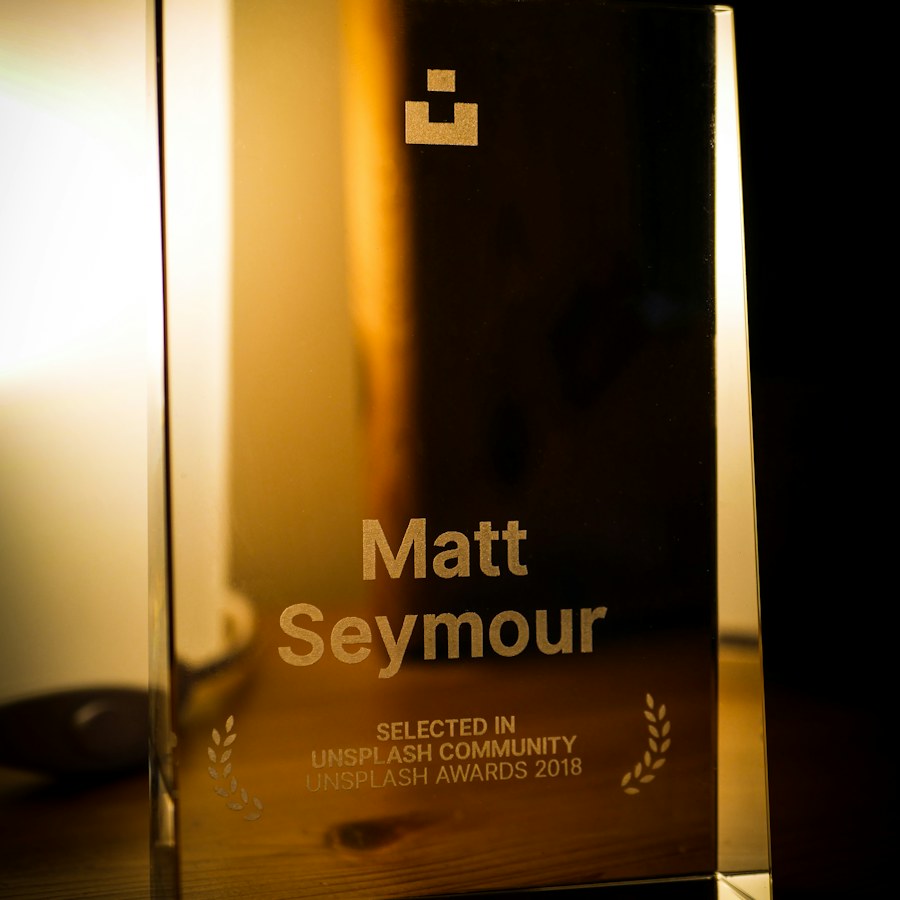 Star Acrylic Trophy with custom print
